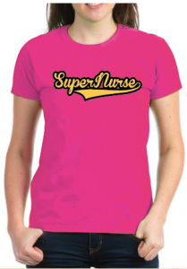 Super Nurse Tee 7- Magenta