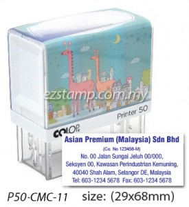 COLOP P50-CMC-11 (29x68mm)