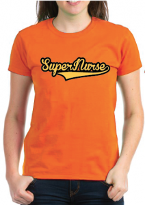 Super Nurse Tee 7- Orange