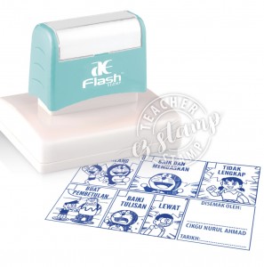 Flash Stamp-Cop Ulasan Guru-Komik-Doreamon